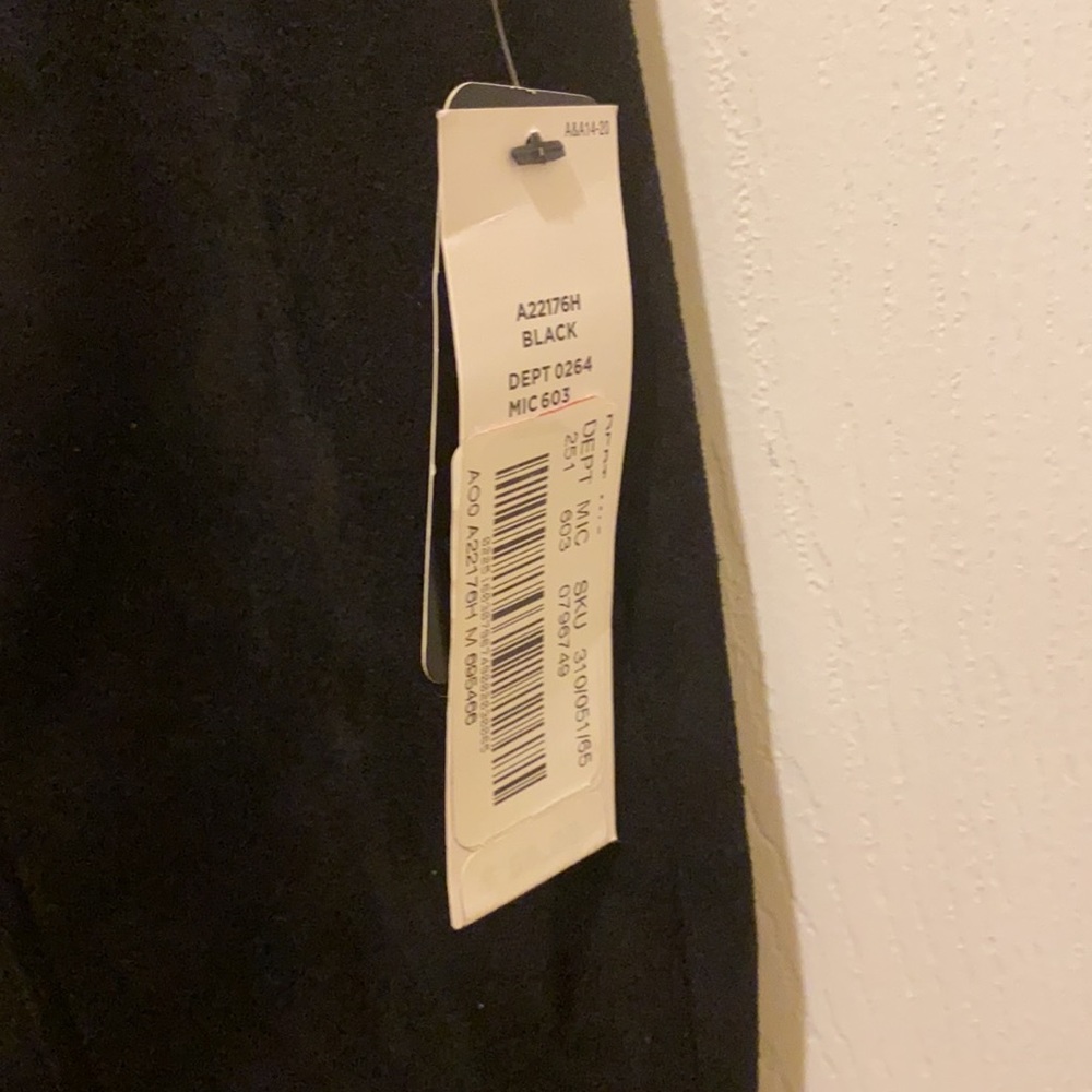 Faux suede leggings, NWT, Black - Picture 4 of 9